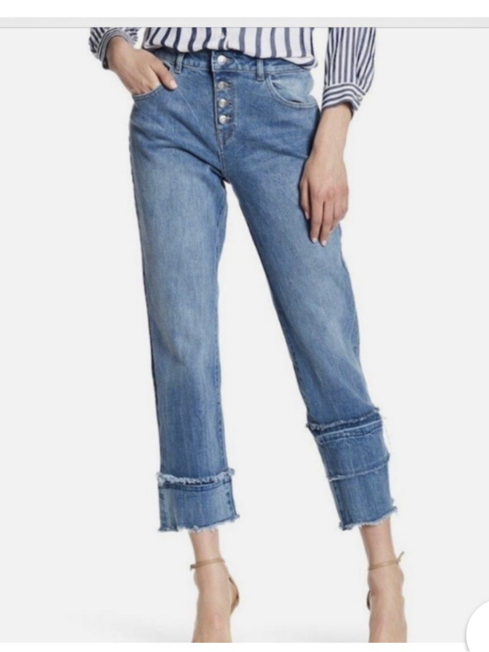 DL1961 Patti High-Rise Straight Cropped Jeans 28